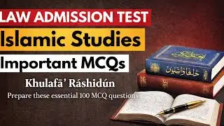 Khilafat -e- Rashida MCQS Islamic Studies far Jobs & Test's 100 most Mcqs Part 1️⃣ 