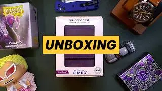 Неудачная распаковка 😭 Кейс для колоды Ultimate Guard Flip Deck Case 100+ XenoSkin - фиолетовый.....
