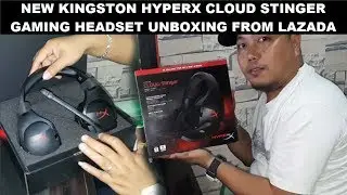 Kingston HyperX Cloud Stinger Gaming Headset (Black)pinoy unboxing