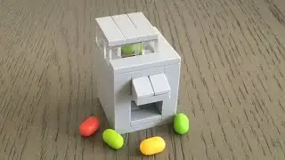 Mini LEGO Pocket Sized Candy Dispenser! 2 rounds! Full Tutorial!