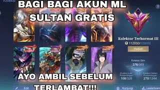 bagi bagi akun ml sultan gratis hati ini 2025 | cara mendapatkan akun ml 