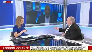 Sky News 7 4 18 Debate about police response to knife crime epidemic