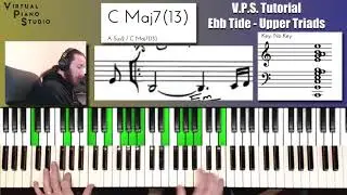 Video Tutorial - Ebb Tide - Learning the Chords - Upper Triads - Online Piano Lessons