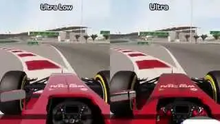 F1 2014 - Ultra Low vs Ultra - Graphics Comparison