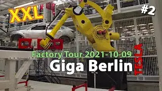 Tesla Giga Berlin &bull; Factory Tour #2 &bull; County Fair Gr&uuml;nheide &bull; 2021-10-09 &bull; Gigafactory 4K