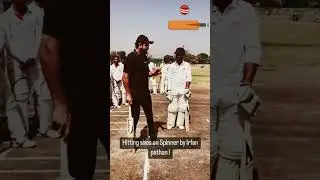 hitting sixes on spinner by Irfan Pathan at cap#irfan pathan#cricket #shorts