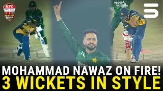Mohammad Nawaz&rsquo;s 3-Wicket Spell | Pakistan vs Sri Lanka | Match 03 | Tri Nation Series | PCB | M3W1U