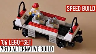Watch This Vintage LEGO&reg; Train Alt Build Come Together Piece By Piece!
