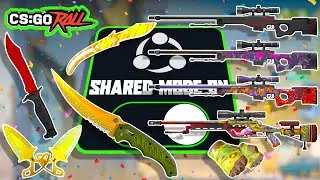 SHARED MODE ON !!! | #day82 | CSGOROLL LVL 100 OPENING