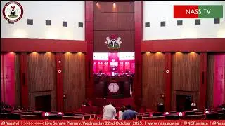 LIVE SENATE PLENARY WEDNESDAY, 22ND  0F OCTOBER 2025.