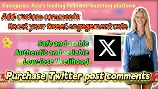 Buy Custom Twitter Comments | Safe Bulk Tweet Comment Service for Real Engagement#BuyTwitterComments