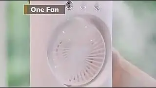 Double Ended Spray Fan | Cold Air Cooler Fan with Water Tank | 2025 New USB Rechargeable Fan