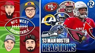 🔒 53 Man Roster SURPRISES & NFC West Season PREVIEW | 49ers, Seahawks, Rams & Cardinals News 🏈