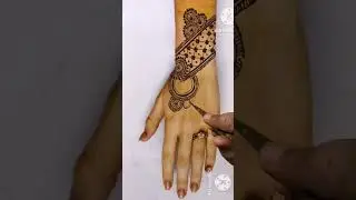 Back hand mehandi design/bharwa mehndi/2026 latest mehndi #mehndi #henna #mehandi #artist