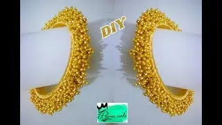 Silk thread Loreal bangle - How to make this bangle | jewellery tutorials