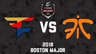 Faze vs Fnatic - CS:GO ELEAGUE Major Boston 2018