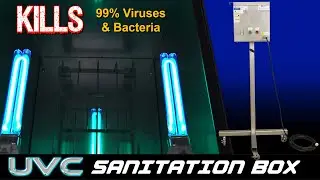 UV-C Disinfection Box for iPhone, Android, Cell Phones & Tablets - Kills 99% of Viruses - 120V
