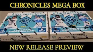 👀 First Look 👀 New Release Preview 2022 Chronicles Baseball Mega Box With 2 Hits! Watch til the end!