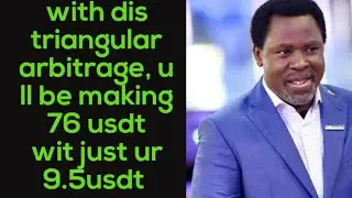 Traingular arbitrage..with just 9.5 usdt,u can be...making 75 usdt in each trade 