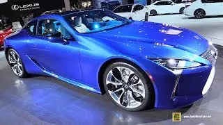 2018 Lexus LC500 Structural Blue - Exterior Walkaround - 2018 New York Auto Show