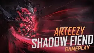 Arteezy playing Shadow Fiend (Gameplay)