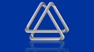 3D triangle logo design in CorelDRAW | 3D logo | Coreldraw tutorial | Graphic design