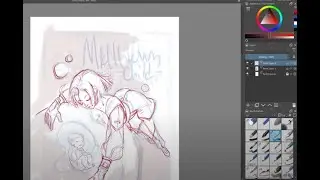 Sick with Flu but Drawing now and Job Hunting