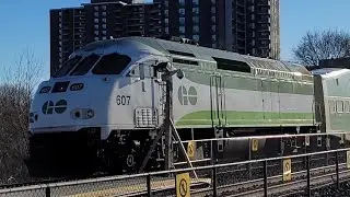 (Equipment Move) (10 Cars) GO E-1323 - 607 With 325 At Long Branch