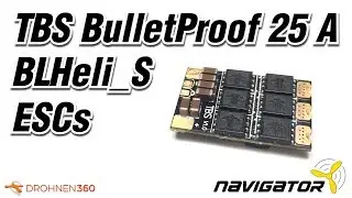 Review und Bauanleitung TBS BulletProof 25A BLHeli_S ESCs (Deutsch)