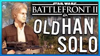 OLD HAN SOLO SKIN - Star Wars Battlefront 2 Skin Mod Gameplay