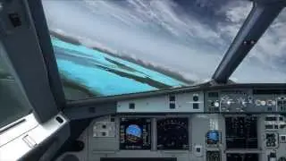 Cockpit A320 Engine Fail Emergency Landing Phuket