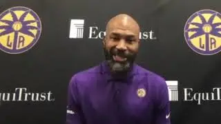 2020 LA Sparks Media Day with Derek Fisher
