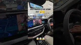 Tata Harrier EV Sound System 🔊 Insane Bass! #tataharrierev #tataev #tatasierra2025 #soundtest