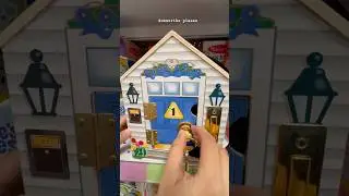 Toy house#guess #who is there#fun #toys #lock #key #play #shortsfeed #shorts