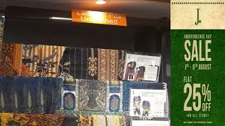 J. Sale flat 25% off with price August 2019- Vlogs for all