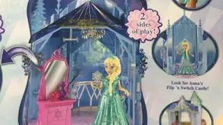 Disney Frozen Queen Elsa MagiClip Doll Flip 'N Switch Castle Playset Frozen Elsa & Anna Magiclip