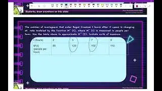 AB WSC Week 2 Tuesday - Difference Quotient Tabular Context