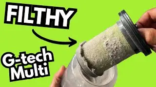 Как очистить ручной пылевой фильтр Gtech - MULTI ATF 036 ATF 037