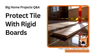 Rigid Foam Tile Cure Platform Prevent Grout Damage