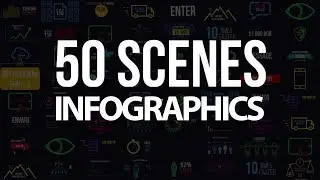 50 Infographic Animation Video - After Effects Template