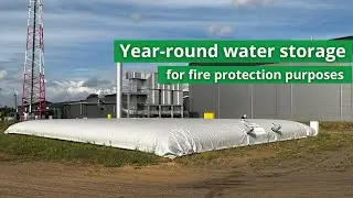 Year-round fire protection flexible tanks