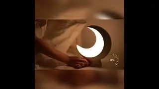ECOLOR Bedside Moon Lamps for Bedroom, Warm White Lights Led Bedside Lamp Touch Control, Sync Music