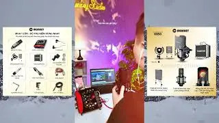 Bộ Combo Mic Thu &Acirc;m H&aacute;t Livestream Sound Card ICON UPOD PRO & Mic TAKSTAR K850 D&agrave;nh Cho Điện Thoại