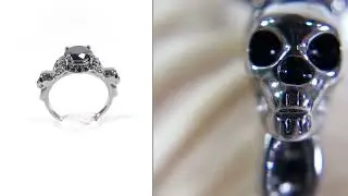 Skull Promise Ring | Gothic Style Promise Ring | Dfine Jewelry Store