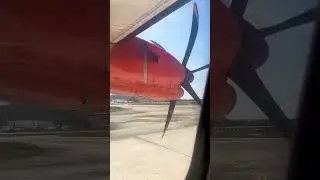 Engine Start. ATR72-500 propeller engine #aviation #airline #flight #atr72 #firefly
