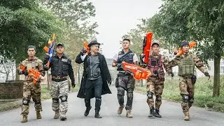 Nerf Guns War : Mighty Police Of SEAL TEAM Fight Leader One Eye Of Dangerous Team Criminals