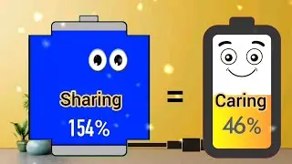 sharing is caring! | Overcharge battery share charge with low battery