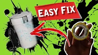 DIY:HOW TO FIX LEAKING CANISTER FILTER IN 3 MINUTES || NO VASELINE, NO GREASE, NO PETROLEUM JELLY