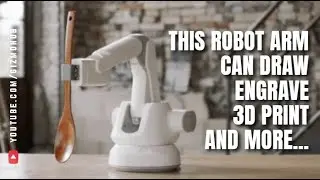 HUENIT: ARM ROBOT WITH A.I. CAMERA, THAT CAN ENGRAVE, DRAW, & 3D PRINT | Kickstarter | Gizmo-Hub.com