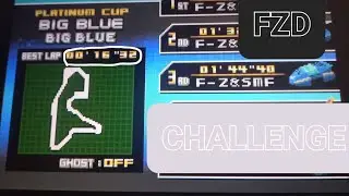 F-ZERO GP Legend: [FZD Challenge]: Big Blue - Big Blue {Fast Lap} (with Night Thunder) in: 0'16